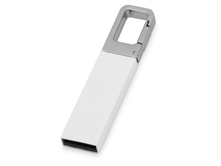  Флешки Артикул 621616 Флеш-карта USB 2.0 16 Gb с карабином Hook, белый/серебристый на складе 1763 шт по цене 939.23 ₽