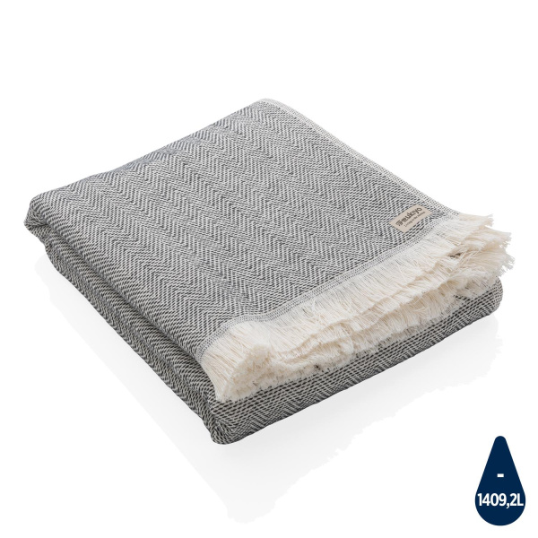Ukiyo Накидки Артикул P453.801 Накидка Ukiyo Hisako из хлопка AWARE™, 100x180 см на складе 9 шт по цене 4&nbsp;560 ₽