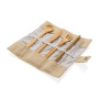 XD Collection Наборы Артикул P269.539 Многоразовый эко-набор столовых приборов Bamboo на складе 8 шт по цене 740 ₽