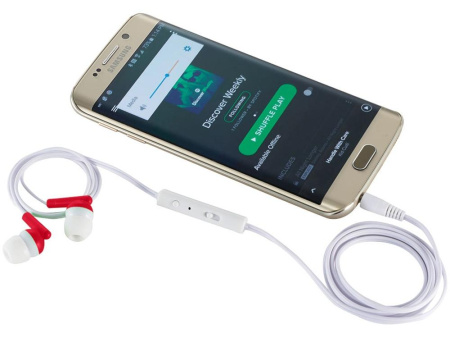  Наушники Артикул 13419802 Наушники Earbuds, красный на складе 37 шт по цене 399 ₽