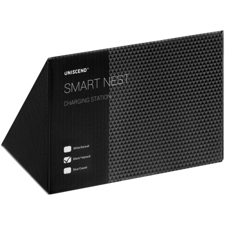 Uniscend Зарядные станции Артикул 21116.30 Зарядная станция Smart Nest, черная на складе 2437 шт по цене 2&nbsp;890 ₽