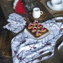 Happy gifts Наборы Артикул 24401 Подарочный набор  для кухни  "Снегири": передник и прихватки (2 шт) на складе 0 шт по цене 481 ₽