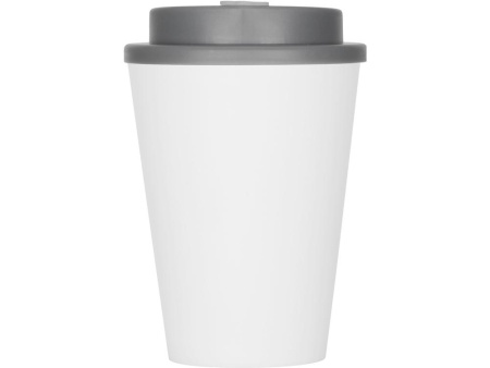  Стаканы Артикул 873426.00 Пластиковый стакан Take away с двойными стенками и крышкой с силиконовым клапаном, 350 мл, белый/серый на складе 6194 шт по цене 375.50 ₽