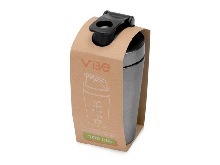 Vibe Шейкеры Артикул 827040 Спортивный шейкер из нержавеющей стали Top Up, 500 мл на складе 111 шт по цене 1&nbsp;010.23 ₽