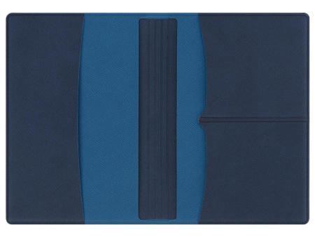  Обложки Артикул 113402 Обложка для паспорта с RFID защитой отделений для пластиковых карт Favor, синяя на складе 445 шт по цене 594.92 ₽