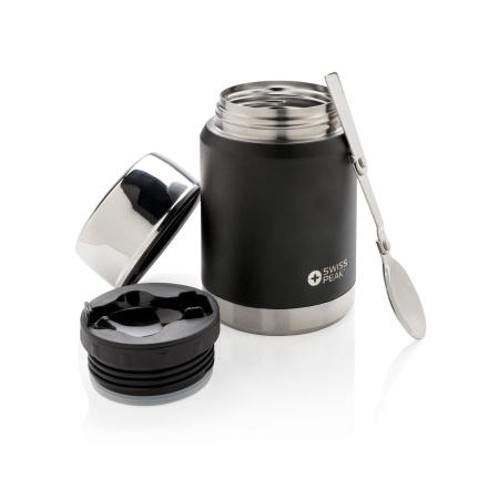 Swiss Peak Контейнеры Артикул P432.981 Вакуумный контейнер для еды Elite с внутренним медным покрытием, черный на складе 2 шт по цене 3&nbsp;560 ₽