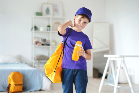T-Bolka Футболки Артикул 2504.77 Футболка детская T-Bolka Kids, фиолетовая на складе 521 шт по цене 450 ₽