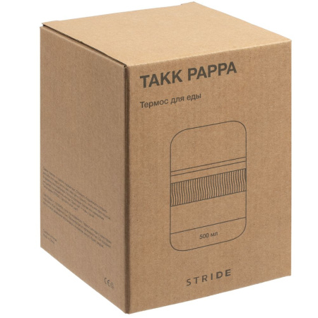 Stride Термосы Артикул 13310.30 Термос для еды Takk Pappa, черный на складе 556 шт по цене 1&nbsp;990 ₽