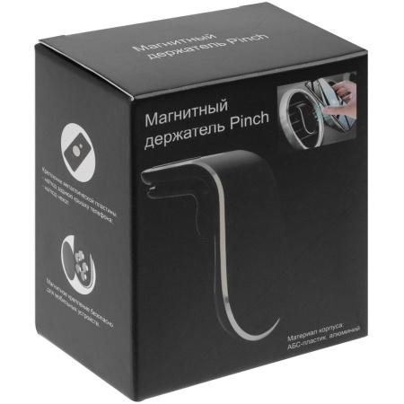  Держатели Артикул 72073.10 Магнитный держатель для смартфонов Pinch, серебристый на складе 1818 шт по цене 600 ₽