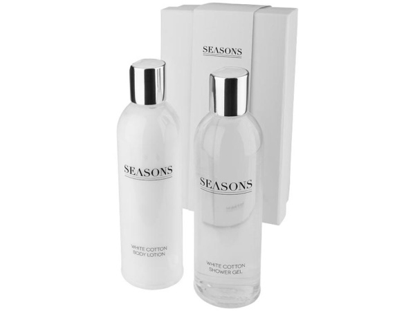 Seasons Наборы Артикул 12610800 Банный набор Alden от Seasons, белый/серебристый на складе 0 шт по цене 1&nbsp;401.35 ₽