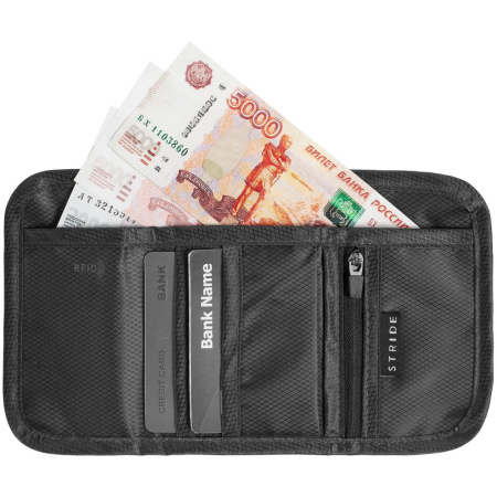 Stride Кошельки Артикул 10370.10 Кошелек Torren с RFID-защитой, серый на складе 222 шт по цене 599 ₽
