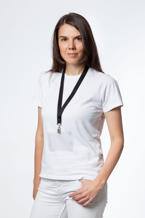 сделано в России Ленты Артикул 6876.30 Лента для бейджа Neckband, черная на складе 1094 шт по цене 77 ₽