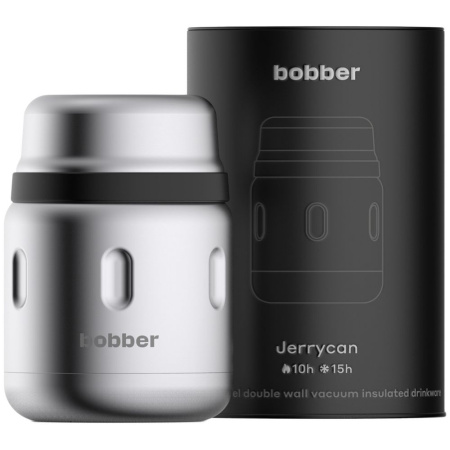Bobber Термосы Артикул 14702.11 Термос для еды Jerrycan 470, вакуумный, стальной матовый на складе 0 шт по цене 5&nbsp;090 ₽