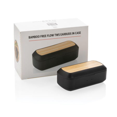 XD Collection Наушники Артикул P329.061 Наушники Bamboo Free Flow TWS с чехлом для зарядки на складе 1278 шт по цене 2&nbsp;490 ₽