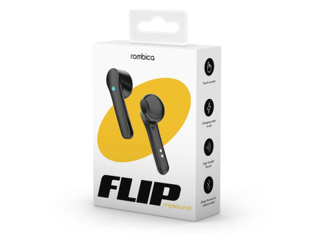 Rombica Наушники Артикул 595640 Беспроводные наушники Rombica Mysound Flip Black на складе 960 шт по цене 1&nbsp;496.69 ₽