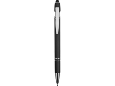  Ручки Артикул 18381.07 Ручка металлическая soft-touch шариковая со стилусом Sway, черный/серебристый на складе 18298 шт по цене 148.45 ₽