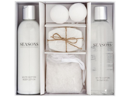 Seasons Наборы Артикул 12607500 Банный набор Hamilton, белый на складе 0 шт по цене 1&nbsp;860 ₽
