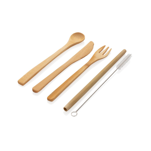 XD Collection Наборы Артикул P269.539 Многоразовый эко-набор столовых приборов Bamboo на складе 8 шт по цене 740 ₽