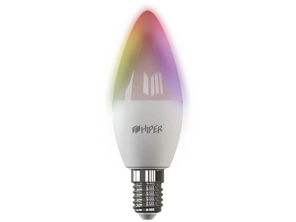 HIPER Лампочки Артикул 521043 Умная лампочка HIPER IoT C1 RGB на складе 1 шт по цене 667.10 ₽