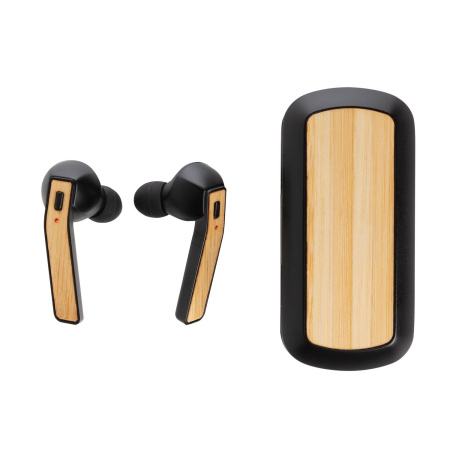 XD Collection Наушники Артикул P329.061 Наушники Bamboo Free Flow TWS с чехлом для зарядки на складе 1278 шт по цене 2&nbsp;490 ₽
