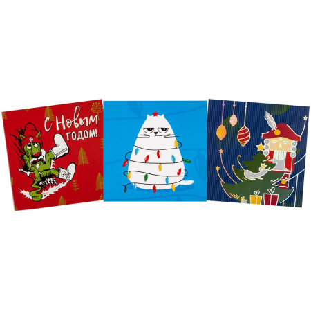 сделано в России Наборы Артикул 71945.02 Набор Warmest Wishes: 3 открытки с конвертами на складе 461 шт по цене 129 ₽