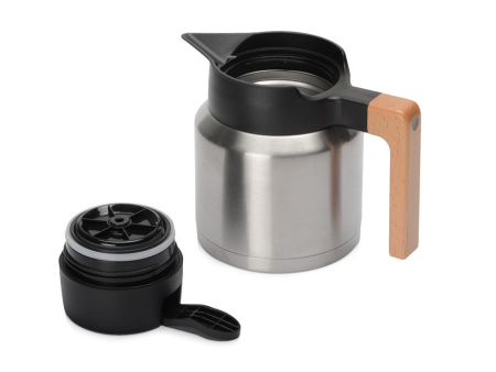 Eat & Bite Select Кофепоты Артикул 827050 Кофепот с деревянной ручкой, 850 мл, серебристый на складе 1520 шт по цене 1&nbsp;994.23 ₽