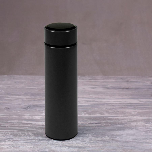 Happy gifts Термосы Артикул 3517 Термос THERMO с индикатором температуры, 500мл на складе 3290 шт по цене 1&nbsp;263 ₽