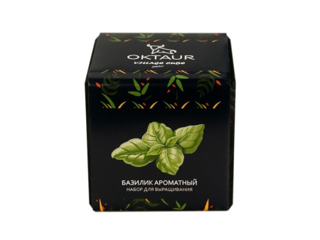 OKTAUR Наборы Артикул 4500643 Набор для выращивания Small village cube Базилик ароматный на складе 1 шт по цене 253.97 ₽