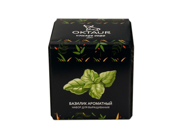 OKTAUR Наборы Артикул 4500643 Набор для выращивания Small village cube Базилик ароматный на складе 1 шт по цене 253.97 ₽
