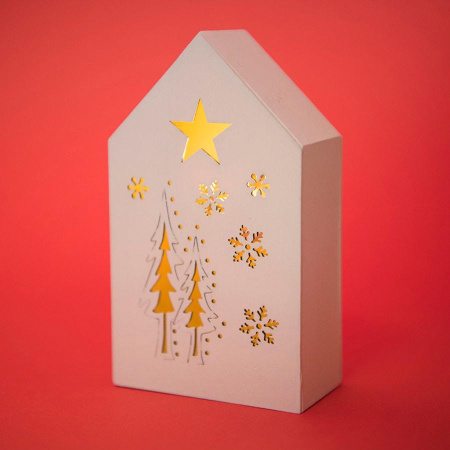 Happy gifts Украшения Артикул 57000 Украшение с подсветкой ДОМ на складе 21 шт по цене 292 ₽