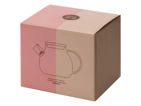 Eat & Bite Select Чайники Артикул 828140 Стеклянный заварочный чайник Sencha с бамбуковой крышкой на складе 2985 шт по цене 1&nbsp;432.27 ₽