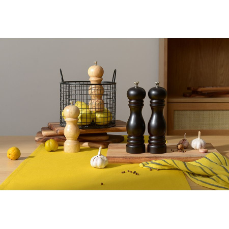 Smart Solutions Мельницы Артикул 22027 Мельница для перца Wood, большая, черная на складе 26 шт по цене 1&nbsp;300 ₽