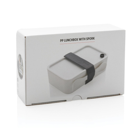 XD Collection Контейнеры Артикул P269.593 Контейнер для еды со столовым прибором из PP на складе 29 шт по цене 1&nbsp;490 ₽