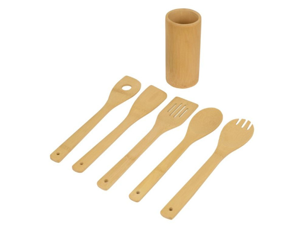 Eat & Bite Наборы Артикул 826109 Набор кухонных принадлежностей из бамбука 6в1 Bestie на складе 963 шт по цене 850 ₽
