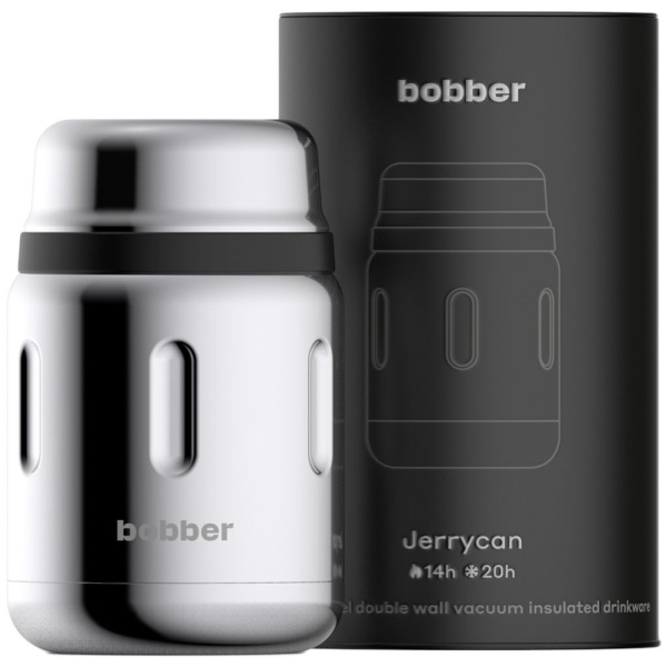 Bobber Термосы Артикул 14703.10 Термос для еды Jerrycan 700, вакуумный, стальной зеркальный на складе 0 шт по цене 5&nbsp;590 ₽