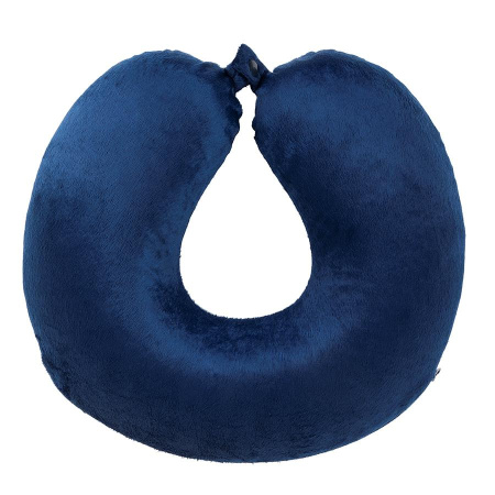 Happy gifts Подушки Артикул 62000 24 Подушка дорожная  "SOFT"; memory foam, микрофибра синий на складе 4435 шт по цене 1&nbsp;122 ₽