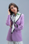 Newonce Платки Артикул 20088.02 Платок шелковый Delicate, ирисы на складе 13 шт по цене 11&nbsp;383 ₽