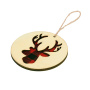 Happy gifts Украшения Артикул 31004 Украшение новогоднее RED DEER на складе 843 шт по цене 105 ₽